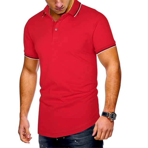 SAYOO Camisetas casuales de manga corta para hombres SAYOO moda