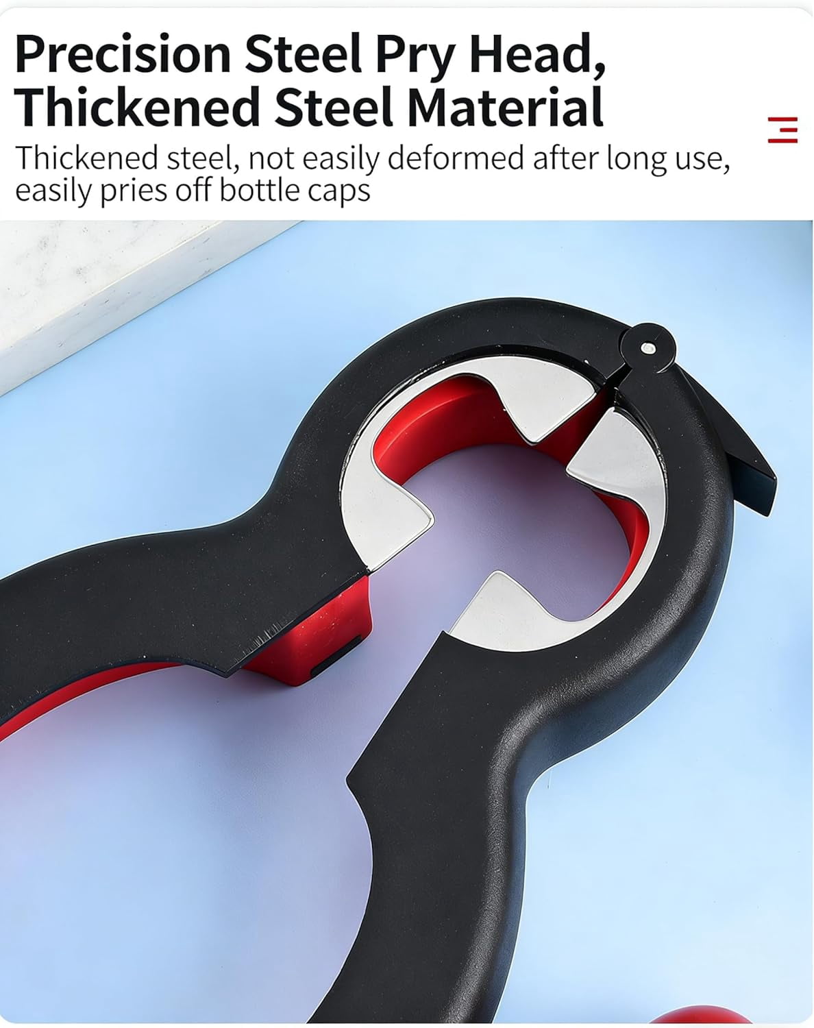 FRKSMD-8-in-1 Multifunctional Can Opener, Stainless Steel PP, Bottle Opener。