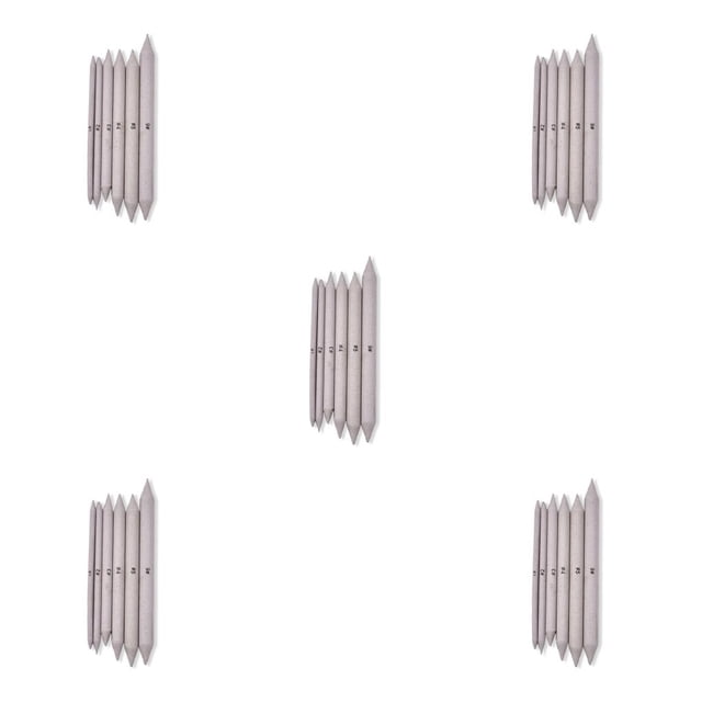 Seitruly Pack of 6 Sketching Blending Smudging School Pen Portable Stump Accessories Tortillon Sketch Office Art Supplies Home Type2 NO2