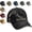Black, variant on Vintage Gothic Nevermore Raven Baseball Cap, Adjustable Embroidered Bird Hat for Men Women, Dark Literary Aesthetic Cotton Sun Hat, 1 Pc