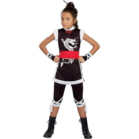 Kung Fu Cutie Girls' Child Halloween Costume,