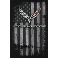 thumbnail image 3 of JH Design Group Men's Chevy Corvette Distressed American Flag T-Shirt, 3 of 3