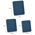 thumbnail image 3 of POINTERTECK Home Large Plastic Serving Trays  Practical Food Grade Storage Tray for Fast Food  Cafeteria Tray for Lunch  Restaurant  Café  Craft Service Carts, 3 of 8