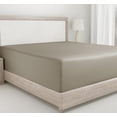 thumbnail image 1 of King Size Fitted Sheet Cotton Thread Count Sateen Deep Pockets Durable Fitted Sheet Only (King ), 1 of 9