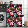 thumbnail image 3 of Peel and Stick Wallpaper Contact Paper Anemones Black Large Pink Flower Golden Brown Flower Purple Flower Self Adhesive and Removable 24in x 118in, 3 of 8