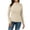 Beige, variant on Turtleneck Thermal Shirt for Women Long Sleeve Fashion Basic Layering Pullover Tops(Red,M)