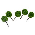 thumbnail image 4 of Guardoinrt 50 Pièces Boule en Forme de Modèle Arbres Bricolage Paysage Paysage N Échelle Herbe Vert 1Set, 4 of 6