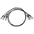 thumbnail image 1 of HLONK 4 Pcs Wire Rope Lanyard Heavy Weight Tie Out Cable Stainless Steel Wires Outdoor, 1 of 6