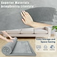 thumbnail image 6 of ACOMOPACK 1.3" Thick Baby Play Mat for Floor Playpen, 50x50 Foam Tummy Time Mat, Padded Support Soft Plush Nursery Rug for Infant Kids Toddler Crawling Kick Activity, 6 of 9