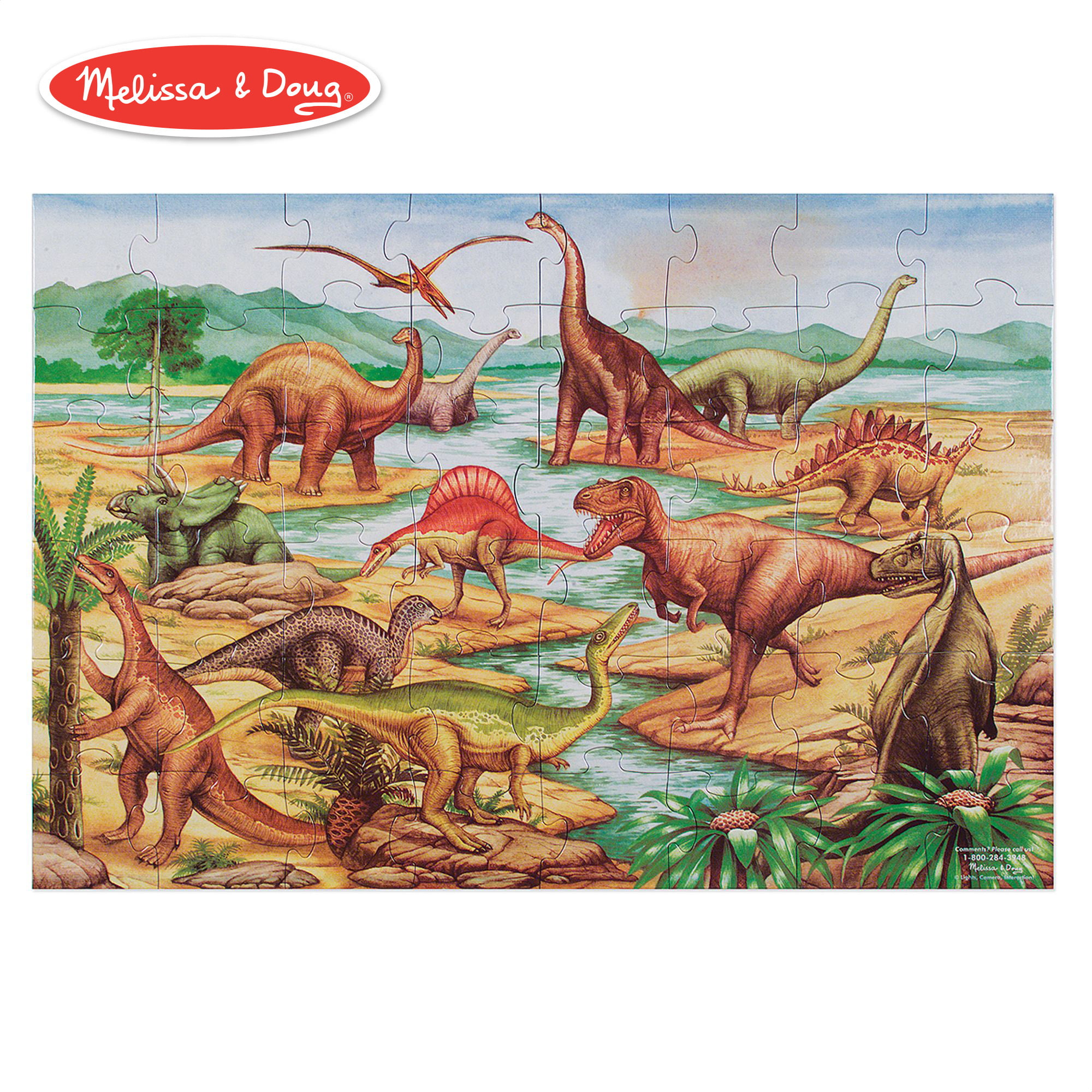 melissa and doug jumbo dinosaur