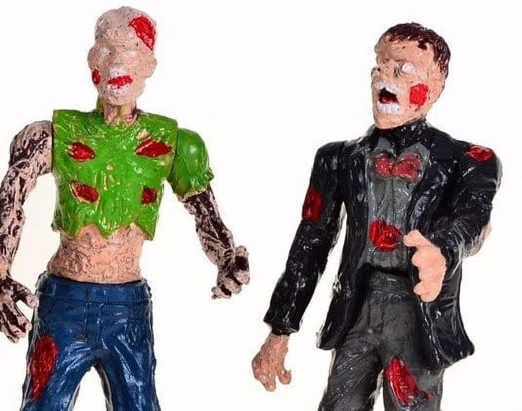PlayWorld Zombie Action Figures With Movable Joins (Pack of 6)