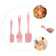 thumbnail image 3 of NUOLUX 3Ud Spatulas De Silicona Para Hornear Con Pincel De Aceite Duradero Rosa, 3 of 8