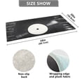 thumbnail image 3 of Bath Mat Soft Plush Non-Slip Absorbent Bathroom Rugs 39"x20" Vinyl Record, 3 of 8