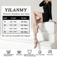 thumbnail image 4 of Yilanmy 6 Pairs Sheer Pantyhose for Women 20 Denier High Waist Nude Tights, 4 of 7
