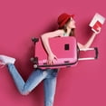 thumbnail image 6 of MOJO Pink Minnesota Wild 21" 8-Wheel Hardcase Spinner Carry-On Luggage, 6 of 6