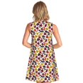 thumbnail image 2 of Bixox Halloween Pumpkin Print Women's Sleeveless A-Line Dress with Pockets, Casual Knee-Length Tank Dress for Summer-Large, 2 of 7
