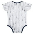 thumbnail image 5 of Newborn & Infant Gray/White New York Yankees Two-Pack Play Ball Bodysuit Set, 5 of 5