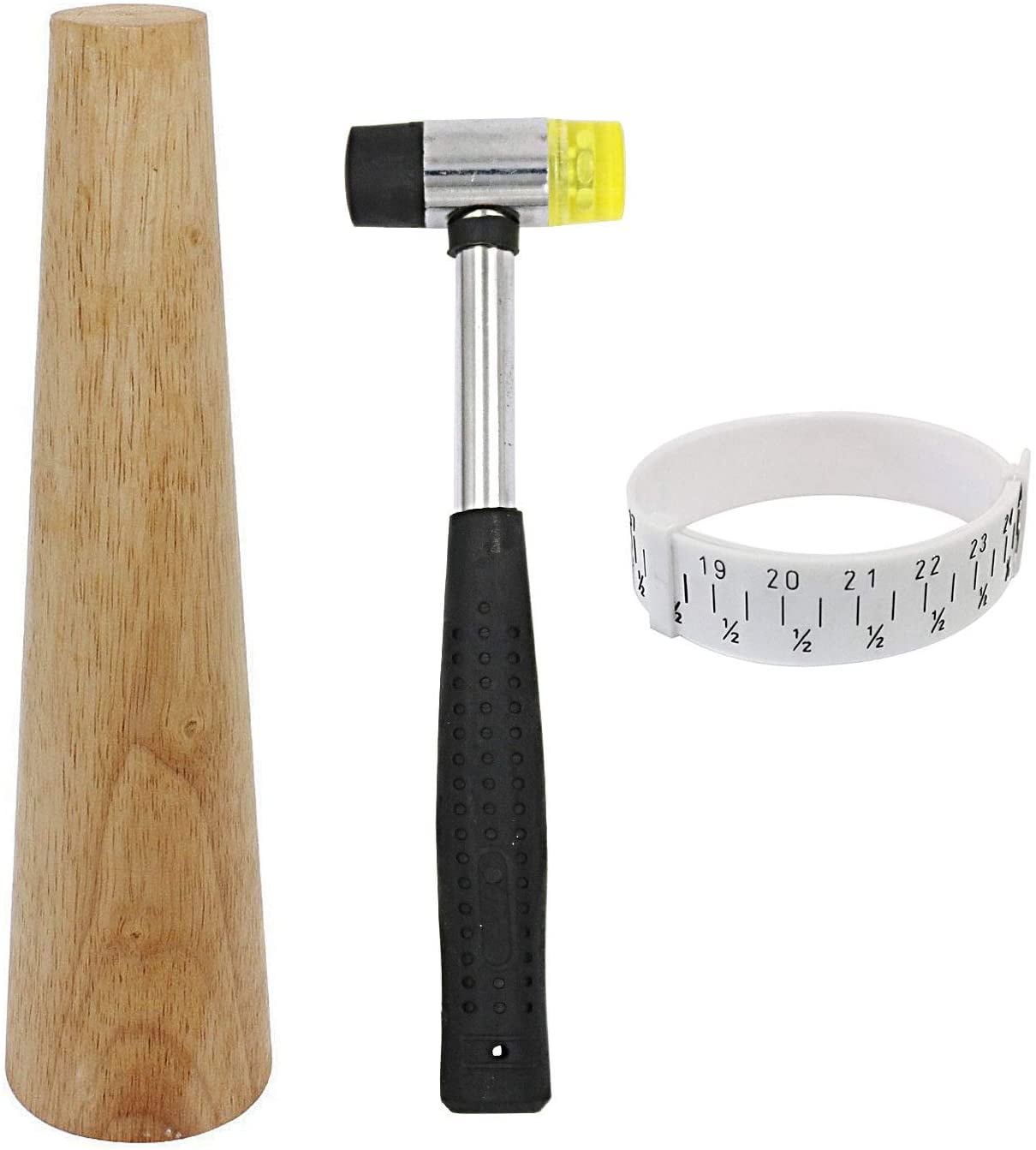 NIUPIKA Wood Bracelet Mandrel Bangle Shaper Tool Round Jewelry Making