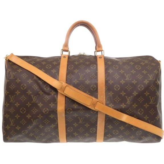 Pre-Owned Louis Vuitton Keepall Bandouliere 55 Monogram Boston Bag M41414 LV 0681LOUIS VUITTON