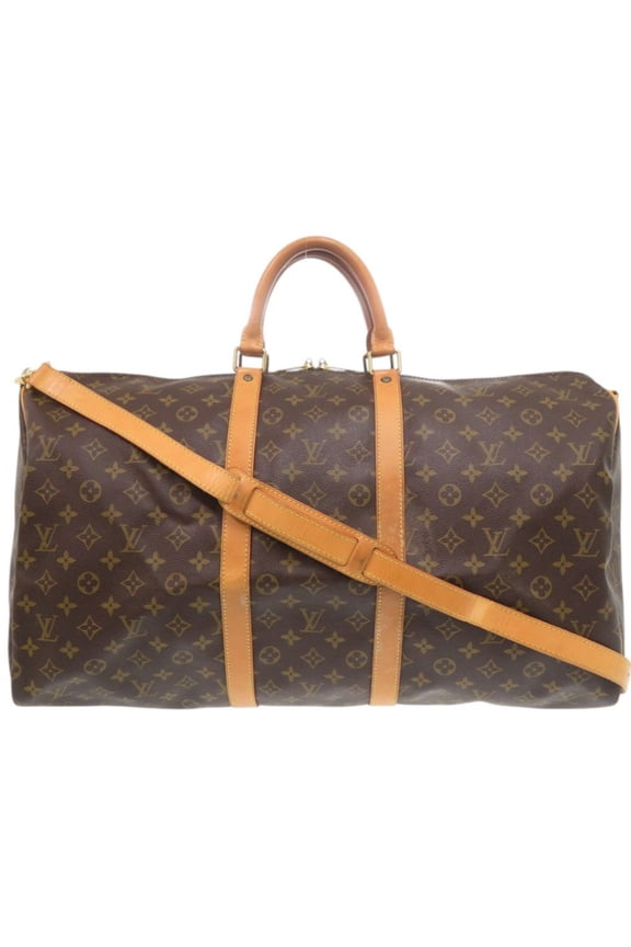 Pre-Owned Louis Vuitton Keepall Bandouliere 55 Monogram Boston Bag M41414 LV 0681LOUIS VUITTON