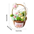 thumbnail image 3 of Beforeyayn Crochet Flower Basket, Washable For Kids Room For Toddler Parents, Playroom Shelf And Toy Box, Letting Toddler Play Without Worry Of Broken Glass., 3 of 6
