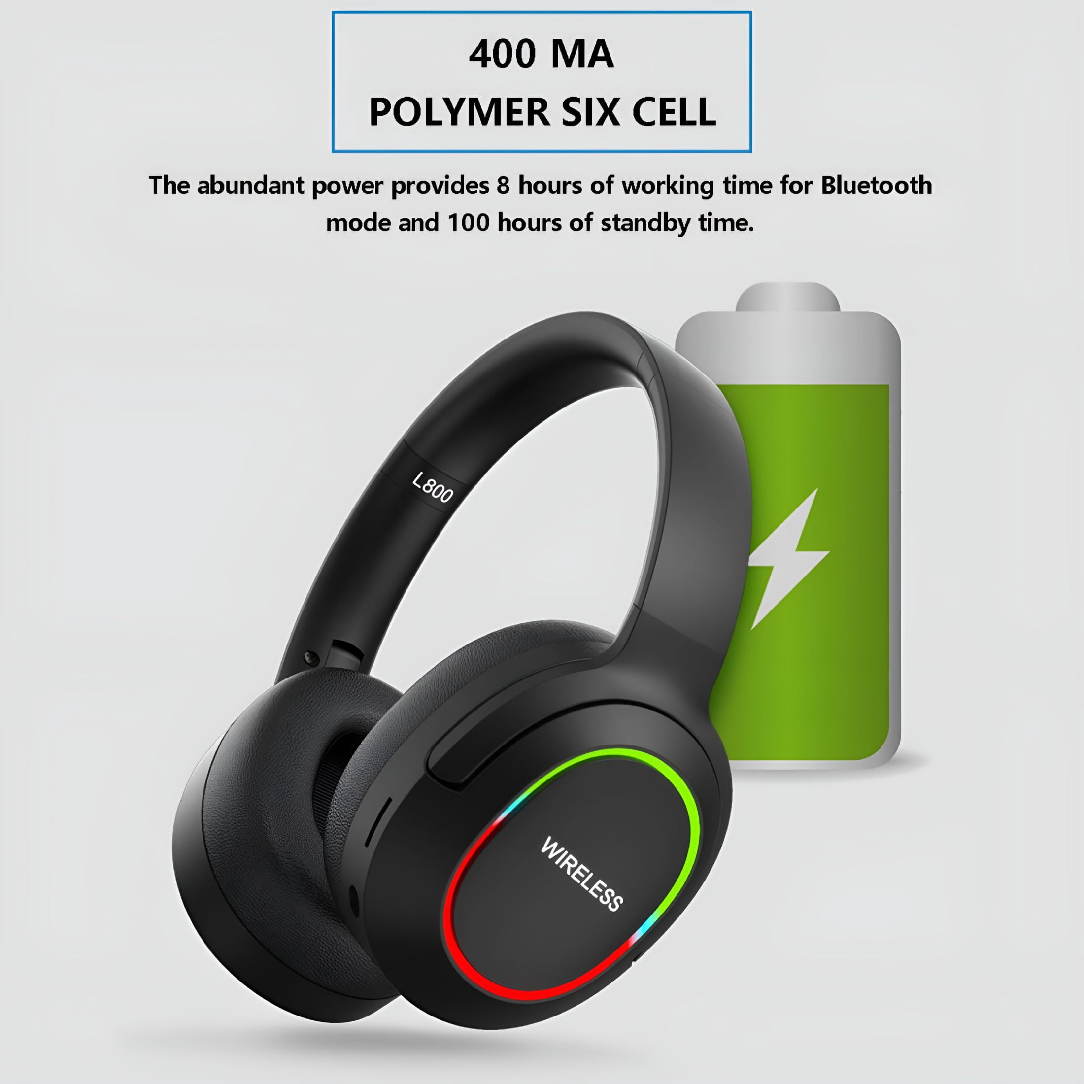 GJX Bluetooth Headset,Wireless Headset with Noise Cancelling Microphone for Work,On Ear Headphones with USB Dongle and Mute Mic for Computer,Office Headset for Work,Call Center