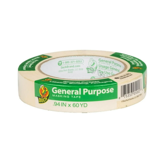 Ruban-cache d’usage général de marque DuckMD – Beige, 24 mm x 55 m