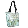 thumbnail image 2 of Kll Tote Bag For Women Vintage Rose1 Print Shopping Grocery Reusable Bags For Office School Shopping Travel, 2 of 8