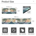 thumbnail image 3 of Yayeee Faucet Mat for Kitchen Sink 14.7" Diatomite Long Splash Guard Pad, Pine Tree Rainbow, 3 of 7