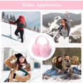 thumbnail image 6 of 1Pcs Women Winter Earmuffs Girls Faux Fur Fluffy Soft Ear Warmer Outdoor Plush Warm Ear Covers, 6 of 6