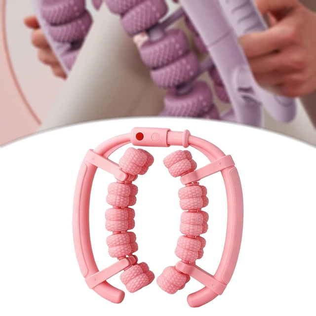 Zentra Cellulite Massage Roller for Leg Deep Tissue Massage Tool Multifunctional Manual Pink