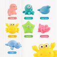 thumbnail image 3 of Muyoka Juguetes de baño para bebés 7 piezas Animales Baño Squirters Juego de juguetes Educativos tempranos Juguete de cuerda flotante Desarrollo sensorial Bañera Ducha Juguetes para niños pequeños Beb Muyoka Hogar, 3 of 7