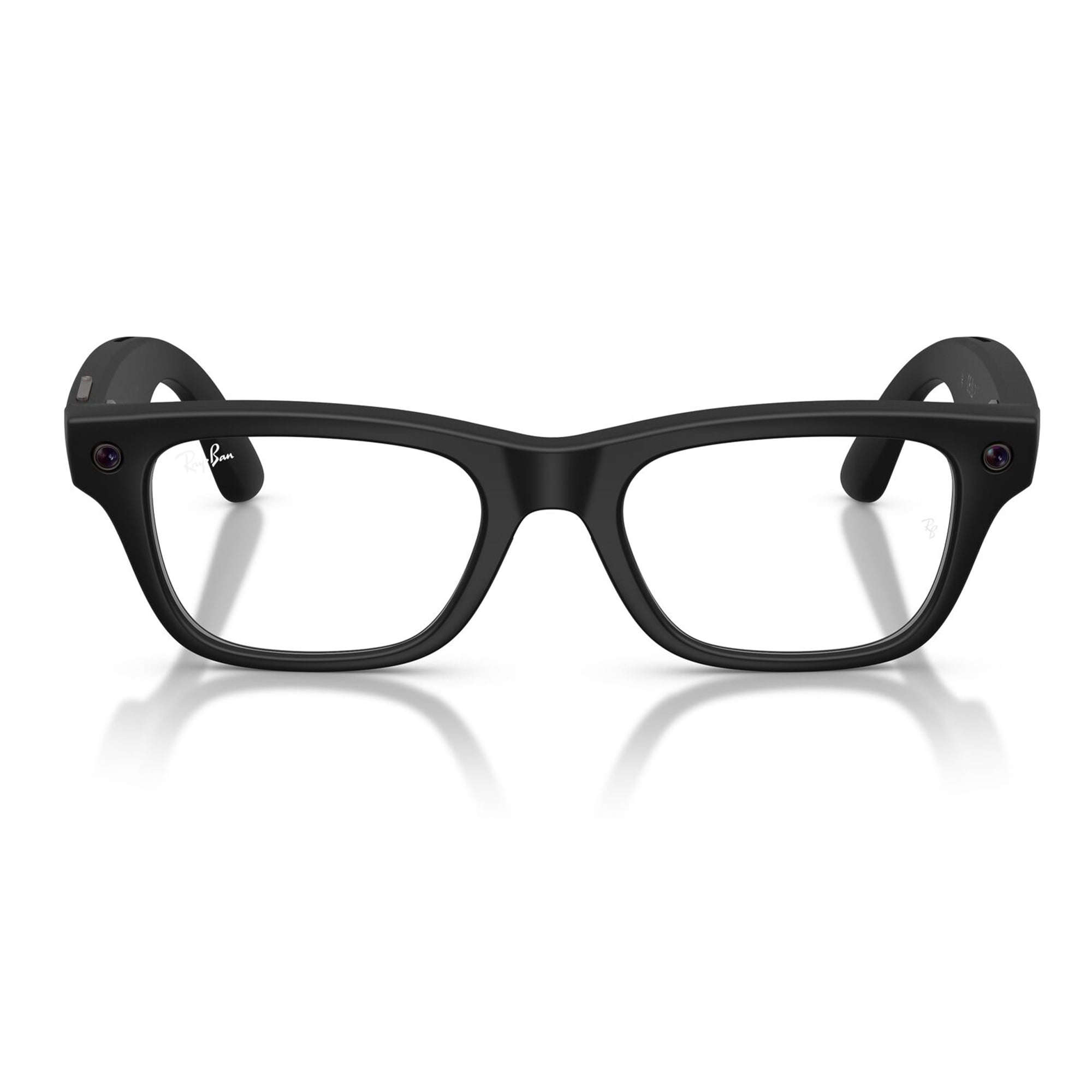 Ray-Ban AI Smart Meta Gen 2 Blayzer Optics Glasses, Matte Black/Clear Lens, Size 54