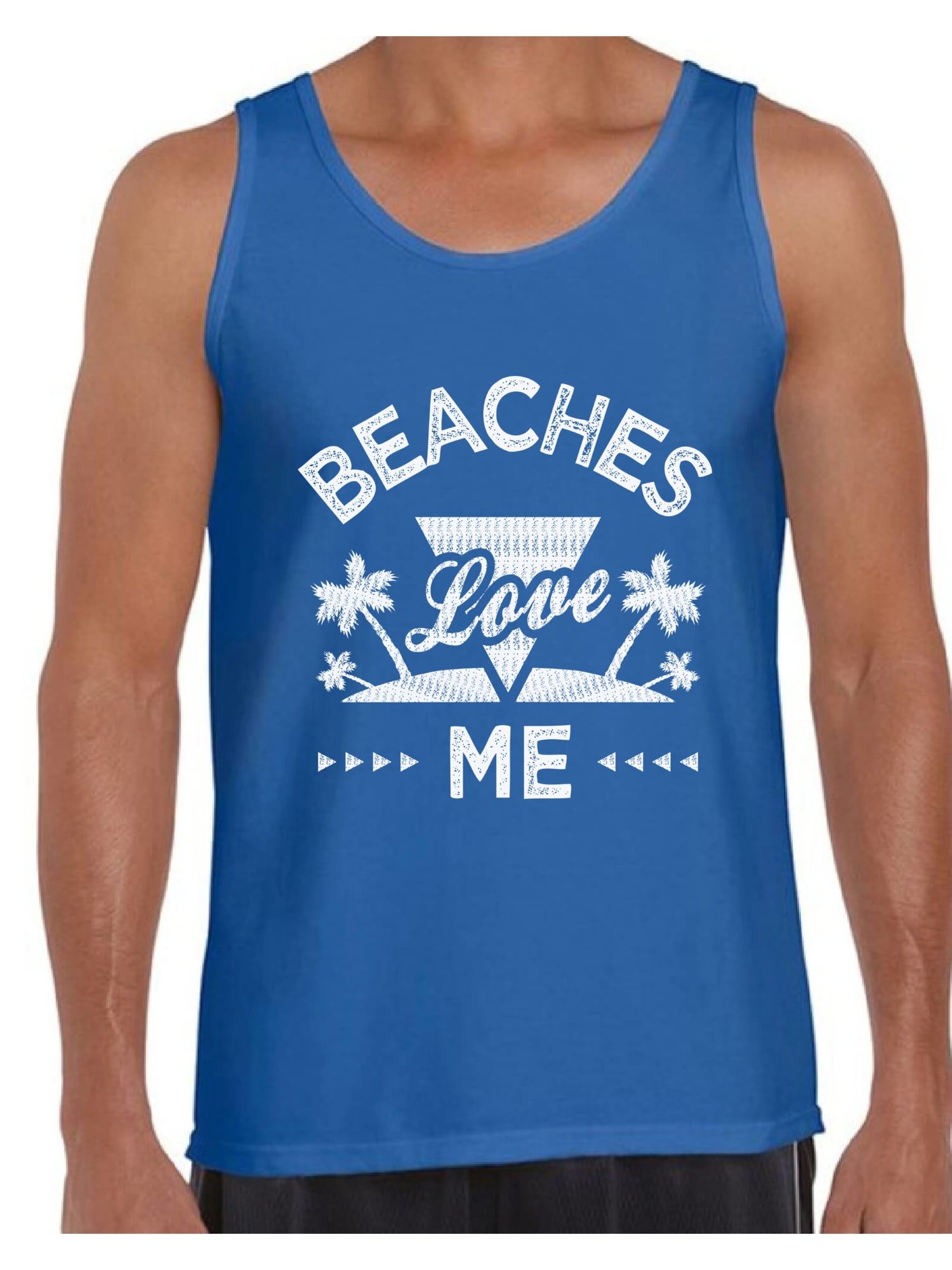 Where My Beaches At Tank Top Funny Beach Vacation Summer T-Shirt