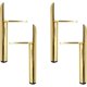 thumbnail image 1 of Patas de muebles de metal Fenihooy Juego de 4 patas dorado 15 cm, 1 of 3