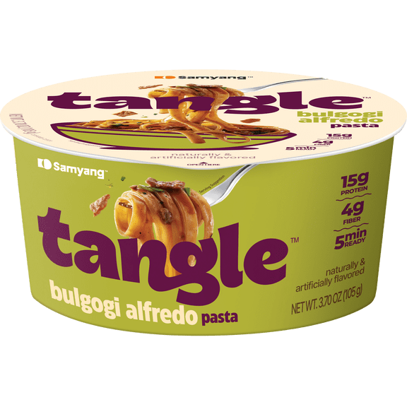 Samyang Tangle Bulgogi Alfredo Instant Pasta, 3.7 oz Big Bowl