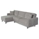 thumbnail image 4 of Sala Modular Sofá Cama Sofantastico Gris Claro Reversible, 4 of 8