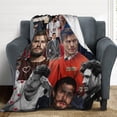 thumbnail image 4 of Jamie Dornan Blanket Throw Blankets Ultra Soft Flannel Lightweight Throws for Couch, Bed, All Seasons Use 30"*40"（76 * 100cm）, 4 of 6