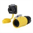 thumbnail image 1 of LP-20 Juego de Conectores A Prueba de Agua RJ45 Conector A Prueba de Agua CAT6 IP68 Conector de Montaje en Panel RJ45 Adaptador de Cable de Red A, 1 of 5