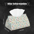thumbnail image 6 of Lsque Hand Drawn Cars Trucks Buses And Roads Printed Long Tissue Box Cover Holder, Facial Paper Organizer Dispenser,Triangle with Bottom Belt, PVC Leather Decorative Organizer, 6 of 9