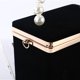thumbnail image 5 of Cat Bolso de mano de noche para mujer, caja de perlas artificiales, bolso de hombro tipo bandolera, miércoles, 5 of 5