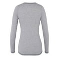 thumbnail image 2 of Adar Womens Comfort Long Sleeve Fitted T-Shirt Underscrub Tee, 2 of 4