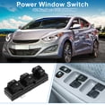 thumbnail image 2 of Interruptor de ventana eléctrica Unique Bargains No.935702H1109P para el lado del conductor delantero izquierdo del Hyundai Elantra 2007-2010 Negro, 2 of 7