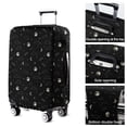 thumbnail image 5 of Black Night Sky Pattern Luggage Cover Fashion Suitcase Cover Baggage Covers Fit 25-28 Inch Luggage (Go Travel), 5 of 5