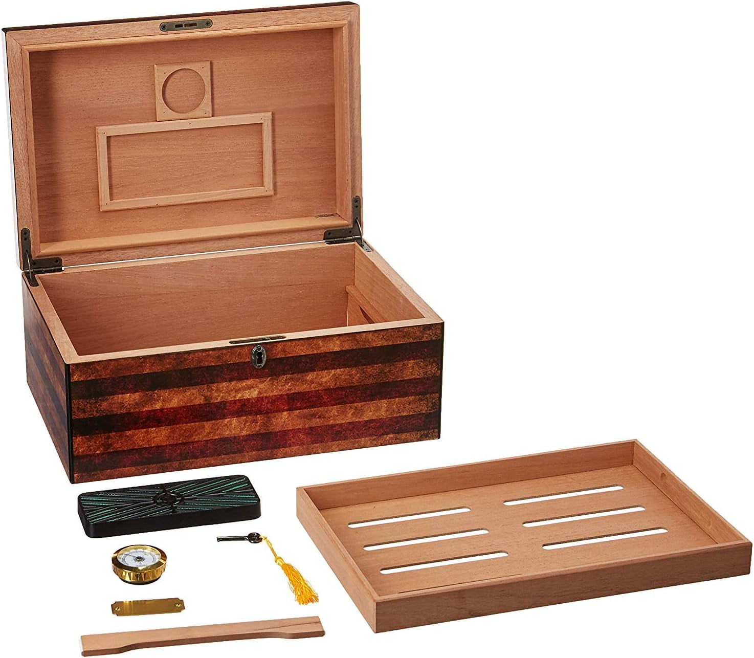 Old Glory 100 Cigar Count Humidor