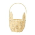 thumbnail image 2 of Esquirla Easter Flower Basket Empty Portable, Easter Decoration, Easter Egg Basket Wedding Flower Girl Basket for Holiday Yellow, 2 of 8