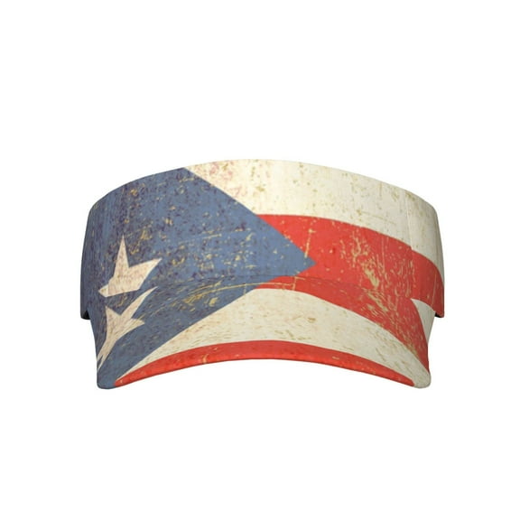 Sport Sun Visor Hats Puerto Puertorico Flag Adjustable Empty Top Baseball Cap Ball Caps For Women Men