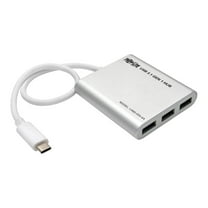 Tripp Lite 4-Port USB 3.1 Gen 1 Portable Hub - USB Type-C (USB-C) to (x4) USB-A