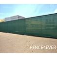 thumbnail image 4 of Dark Green 6'x25' Fence Privacy Screen Windscreen Shade Cover Mesh Fabric Tarp, 4 of 7