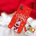 thumbnail image 1 of Christmas 3D Reindeer Santa Claus Tree Hat Case For iPhone X XR For iPhone XS Max Snowman 3D Key Chain Tpu Cover, 1 of 5